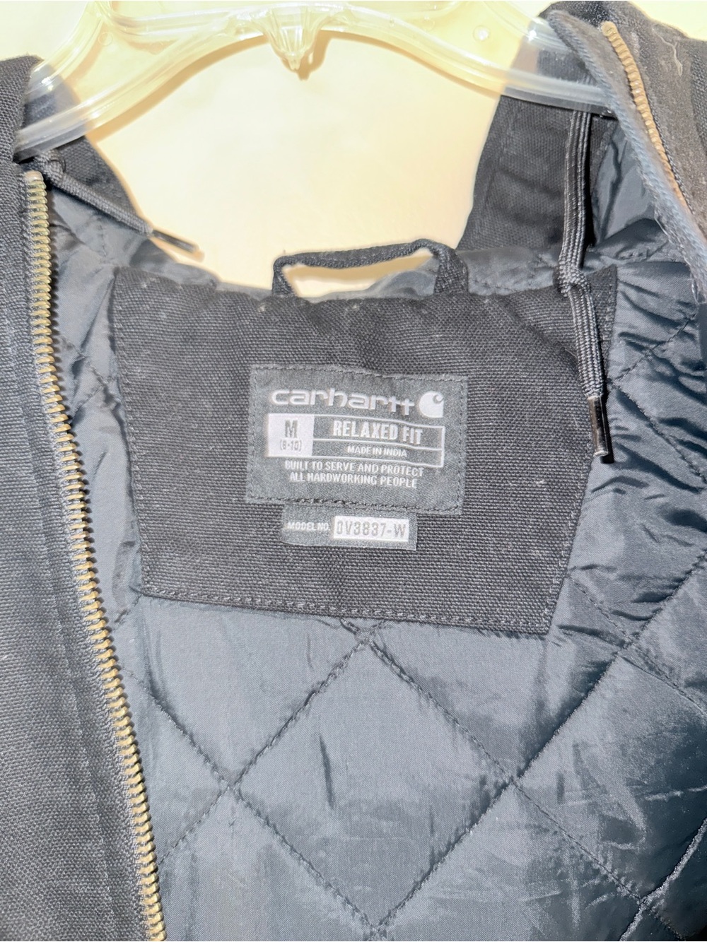 Carhartt Women’s Black Hooded Work Vest - Picture 3 of 5